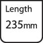 'Length 235 mm'