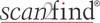 'Scan2find' logo with a stylised '2' symbolising the transition from 'scan' to 'find'.
