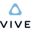 'VIVE' logo with a blue triangular symbol above it.