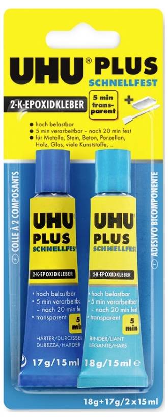 UHU Plus Schnellfest Two-component adhesive 45700 35 g