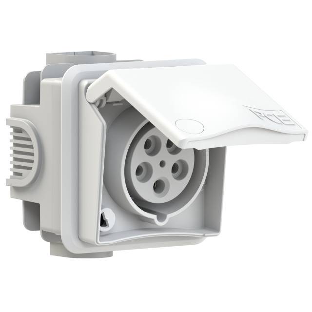 GN.P/T PRZLO.ZA. 16A/5P/400V DESIGN IP44 885-6V - Immagine 4