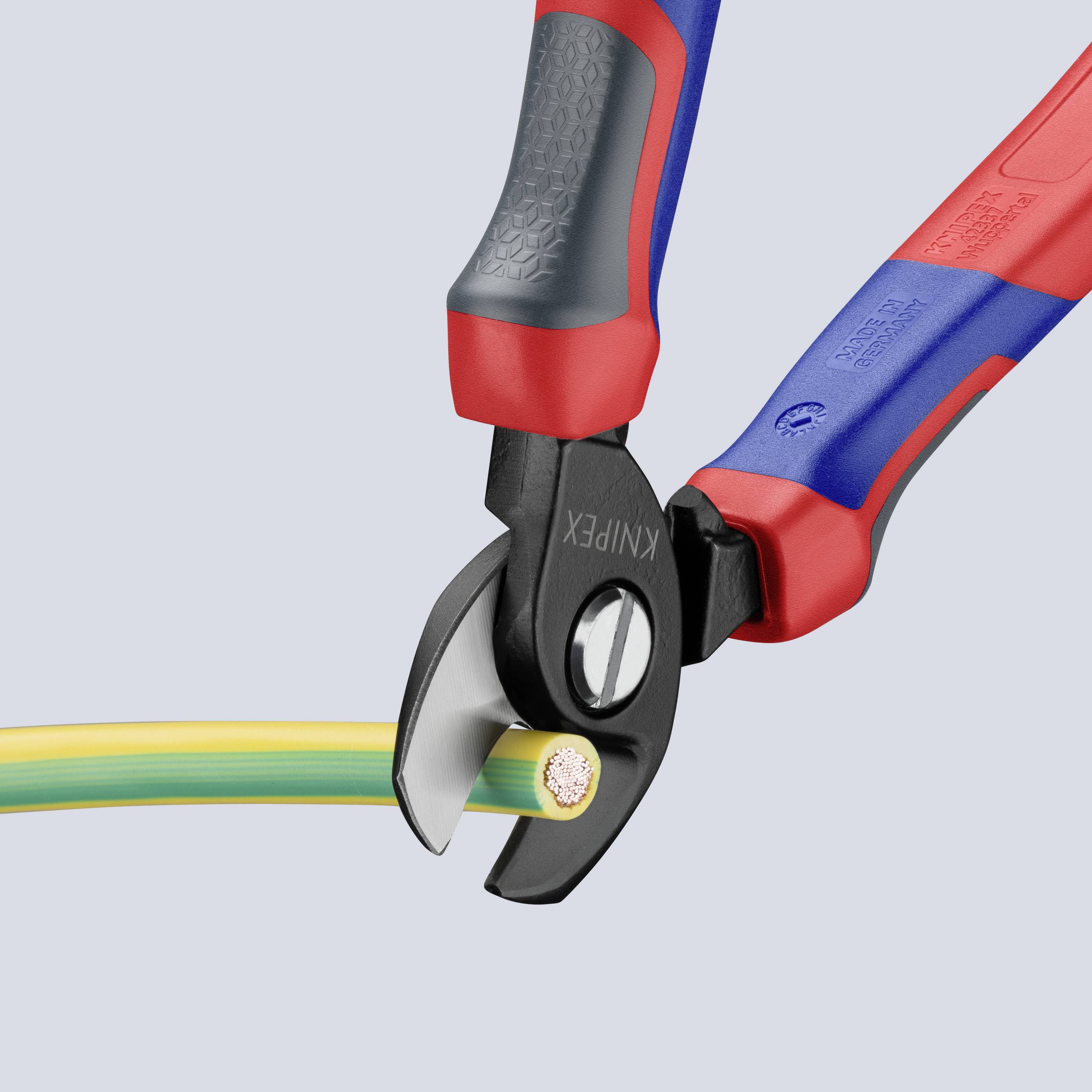 Knipex 95 12 165 Cortacables Adecuado para (técnica pelacables) Cables de aluminio y cobre, sólidos y trenzados 15 mm 50-6