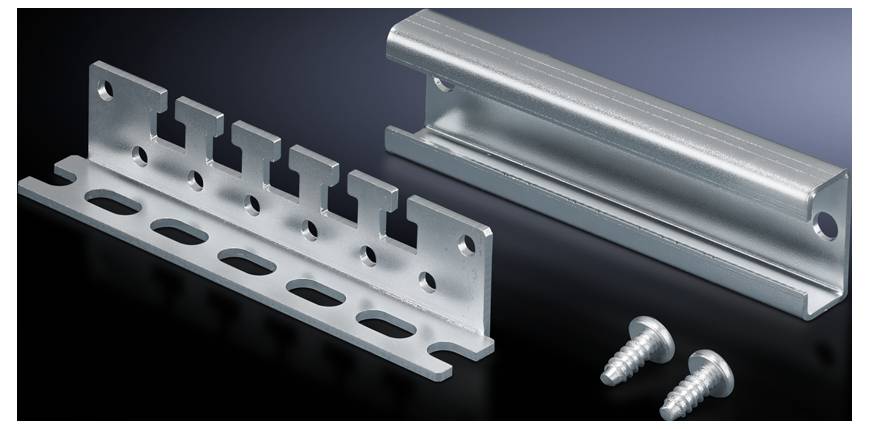Rittal CP 6052.000 Ángulo de sujeción de cables Con conexión de brazo portante Chapa de acero (Ø) 130 mm 1 UD(S). Piece