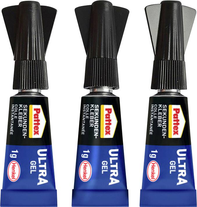 Pattex Mini Trio Ultra Gel Superglue PSMG3 3 g-1