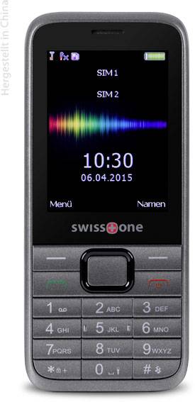 swisstone SC 560 Teléfono móvil dual SIM Schwarz-0