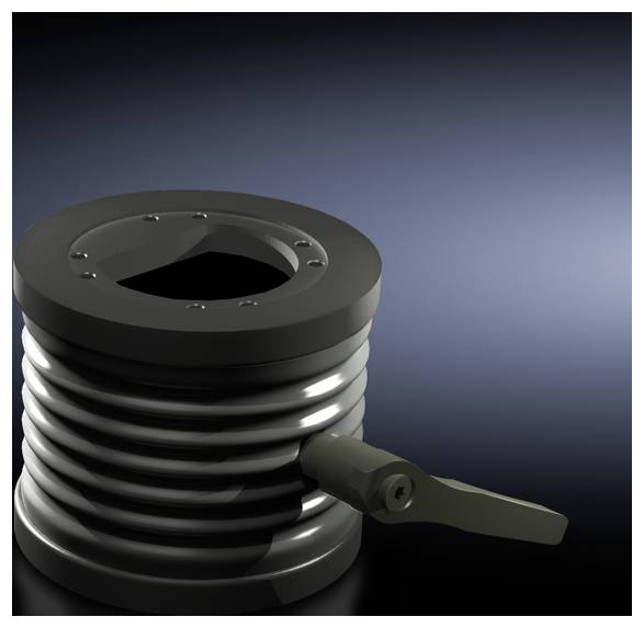 Rittal CP 6206.420 Adaptador de inclinación Giratorio, Inclinable Aluminio, Plástico Gris grafita (RAL 7024) (Ø) 130 mm 1 UD(S). Piece