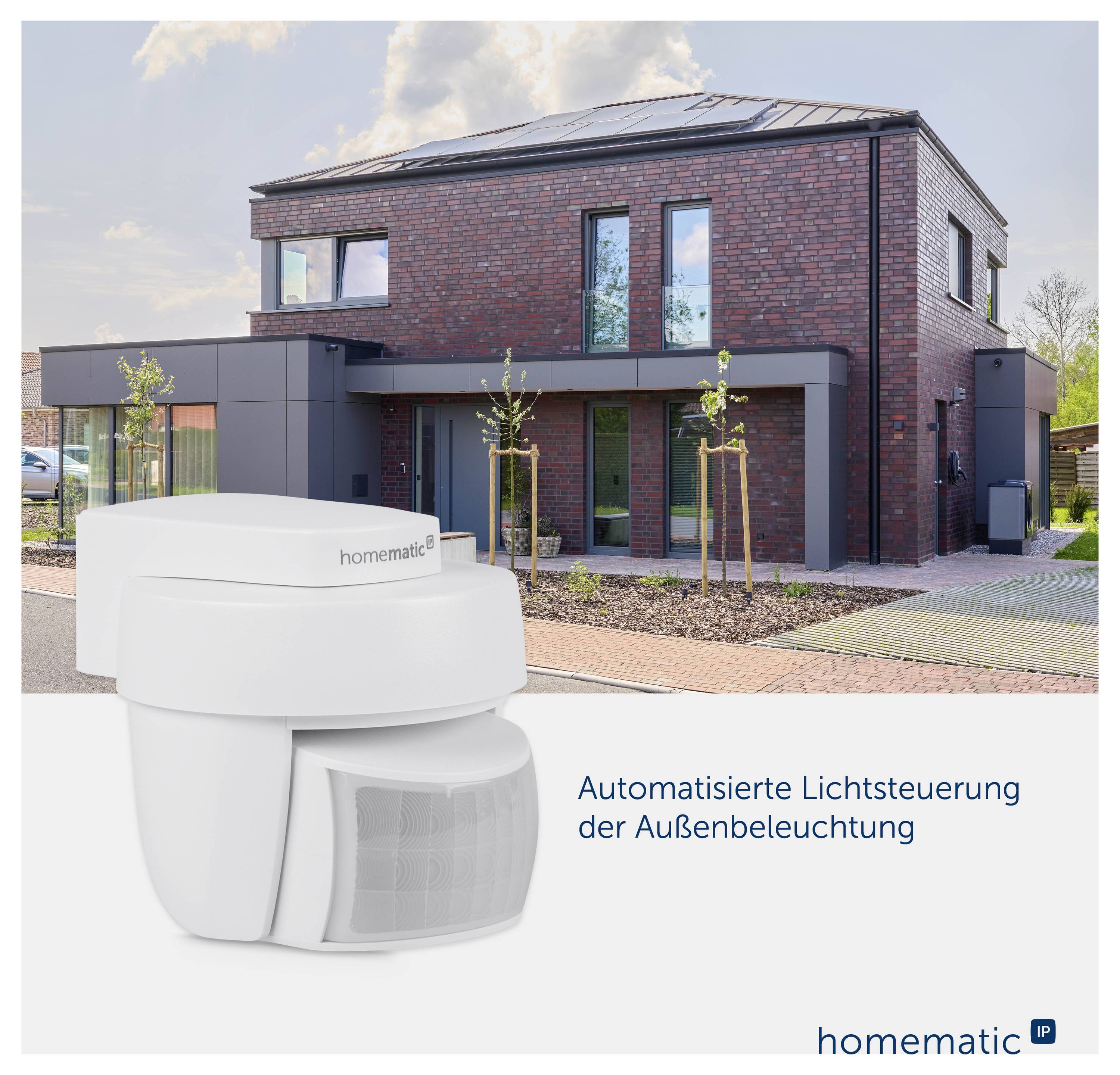 Homematic IP Radiotransmisión Detector de movimiento HmIP-SMO-3