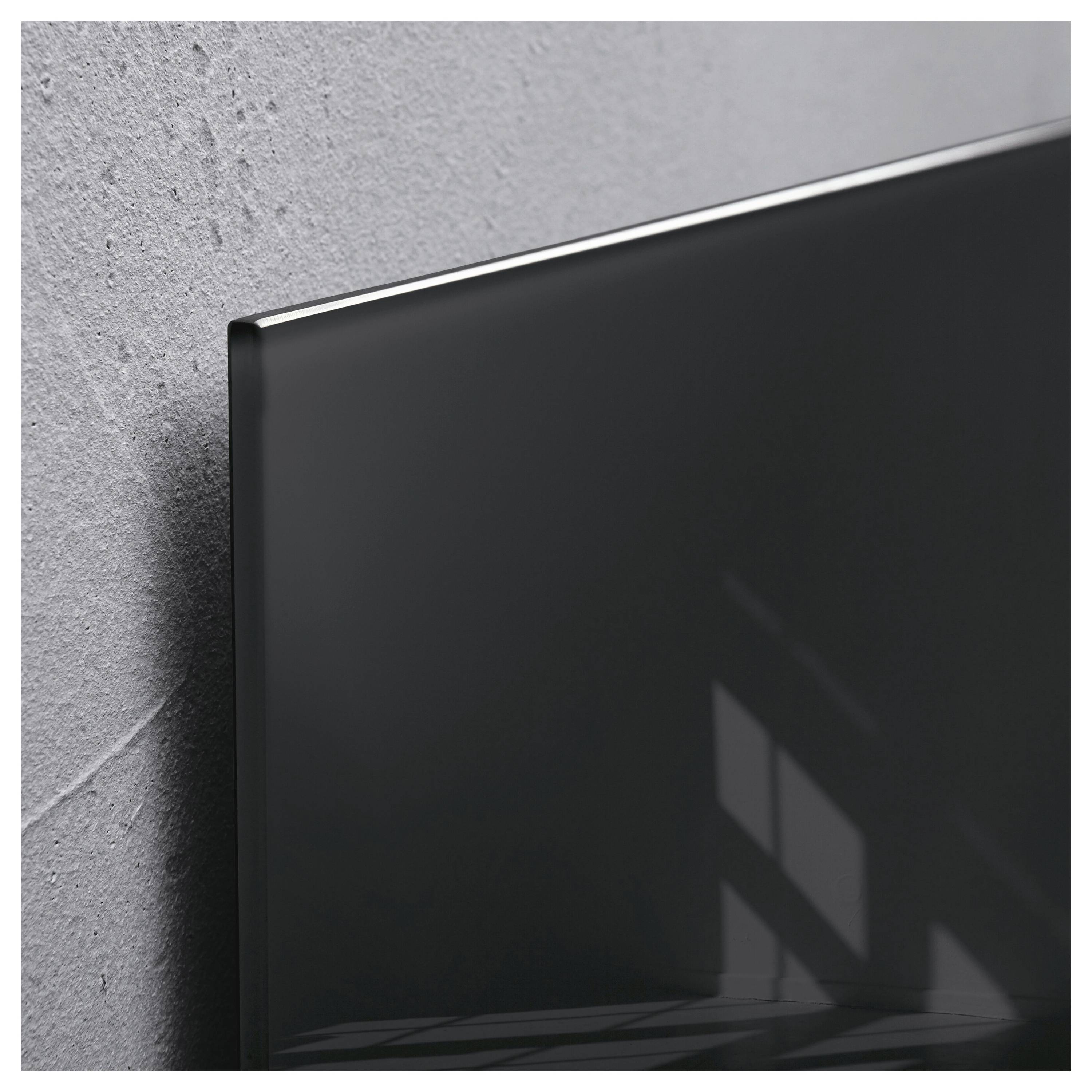 Sigel Tablero magnético de cristal Artverum Schwarz (Anch. x Alt.) 100 cm x 65 cm GL140-7