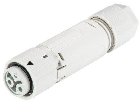 Wieland Electric 46.031.4554.0 Conector de bala Acoplamiento, recto Número total de polos: 2 Serie (conectores de clavija redonda): RST® MINI 1 UD(S).