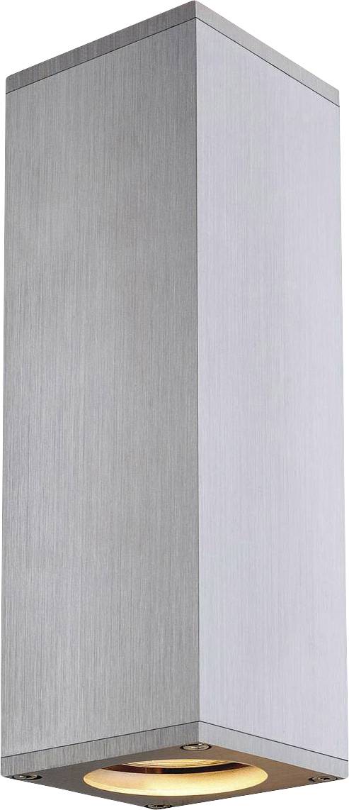 SLV 1000329 Apliques de pared GU10 Aluminio (cepillado), Blanco