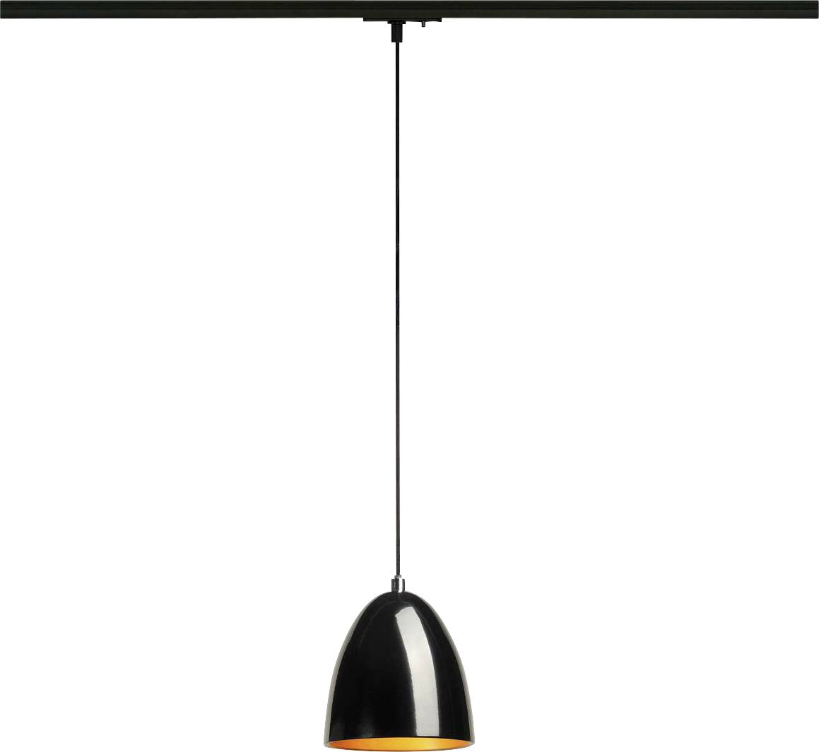 SLV 143990 Luminaria de alto voltaje con sistema de cable GU10 Negro (brillante)