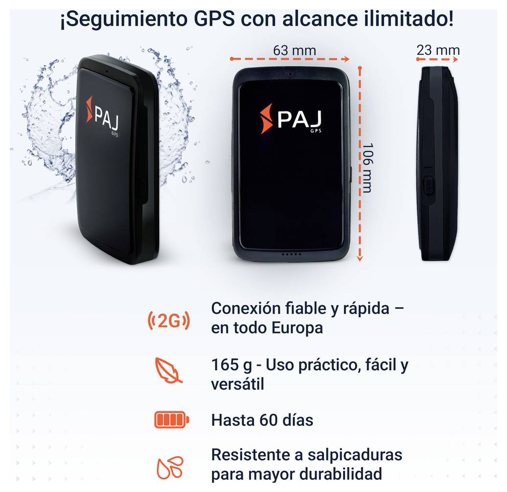 Storage Solutions ALLROUND Rastreador GPS Rastreador de vehículos, Rastreador de personas, Rastreador multifunción Schwa-4