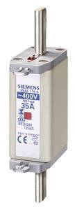 Siemens 3NA61204 Inserto de fusible Compatible con Tamaño de fusible 000 - 4 Tamaño de fusible = 1 50 A 400 V 3 UD(S).-0