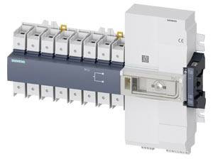 Interruptor de red Schwarz 4polig 125 A 3 contactos inversores 415 V/AC Siemens 3KC34322AA220AA3-0