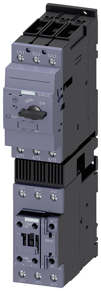 Siemens 3RA2130-4PA35-0NB3 3RA21304PA350NB3 Terminal de consumidor de tipo resorte Potencia del motor a 400 V 18.5 kW 690 V Corriente nominal 35 A