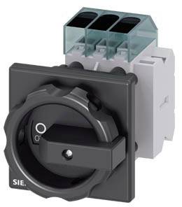 Interruptor seccionador Schwarz 3polig 16 mm² 16 A 1 contacto NA, 1 contacto NC 690 V/AC Siemens 3LD30541TK51-0