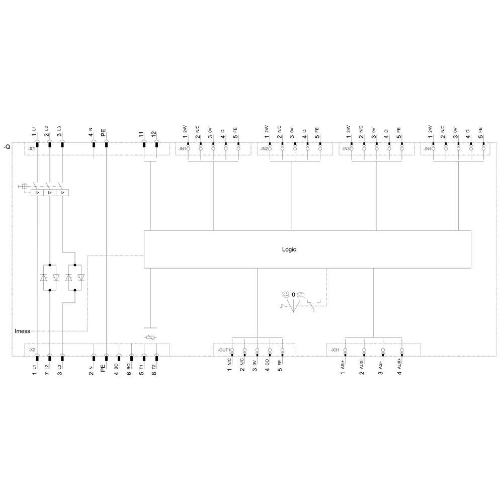 Siemens 3RK1315-6KS71-2AA0 3RK13156KS712AA0 Arranque de motor Potencia del motor a 400 V 0.75 kW 400 V Corriente nominal-2