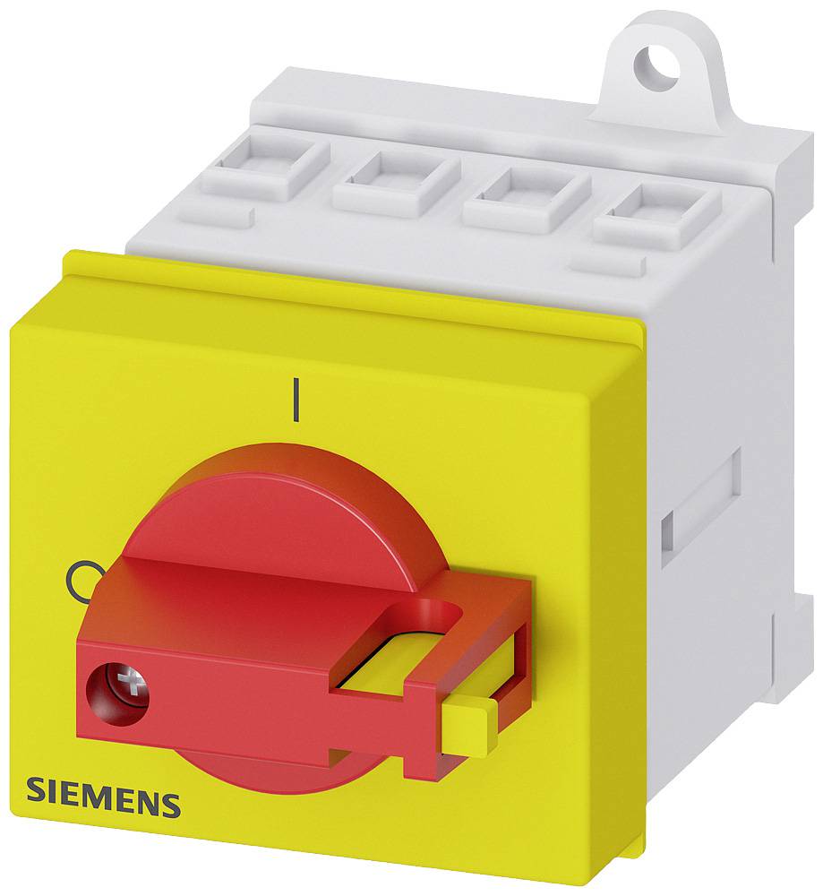 Interruptor seccionador Rot, Amarillo 3polig 6 mm² 16 A 690 V/AC Siemens 3LD20300TK13-0