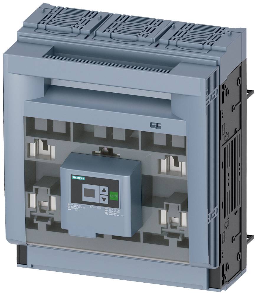 Siemens 3NP11631BC23 Sección de carga de seguridad Tamaño de fusible = 3 3polig 630 A 690 V/AC 1 UD(S).-0