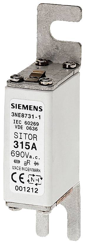 Siemens 3NE87271 Inserto de fusible Compatible con Tamaño de fusible 000 - 4 Tamaño de fusible = 0 250 A 690 V 1 UD(S).-1