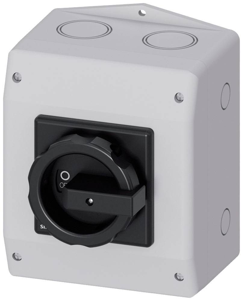 Interruptor seccionador Material de aislamiento Schwarz 3polig 35 mm² 63 A 690 V/AC Siemens 3LD25650TB51-0