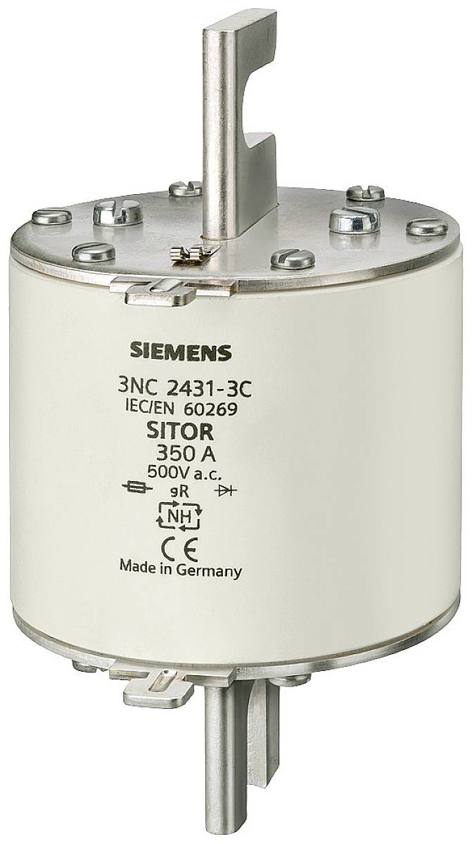 Siemens 3NC84313C Inserto de fusible Tamaño de fusible = 3 350 A 690 V 3 UD(S).-0