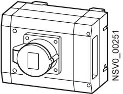 Siemens BVP:034271 BD01-AK1X/CEE163A161 Caja de salida Gris claro 16 A 230 V/AC 1 UD(S).