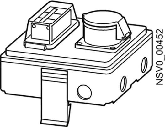 Siemens BVP:047283 BD2-AK1/CEE165A163 Caja de salida Gris claro 3polig 16 A 400 V/AC 1 UD(S).-0