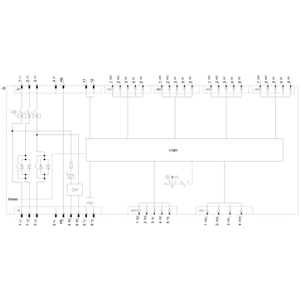 Siemens 3RK1325-6LS71-2AA5 3RK13256LS712AA5 Arranque de motor Potencia del motor a 400 V 5.5 kW 400 V Corriente nominal -2