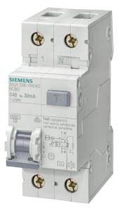 Siemens 5SU13567GV10 Interruptor 10 A 0.03 A 230 V-0