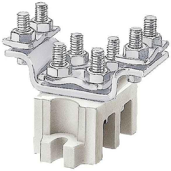 Siemens 8JH4044 Terminal aislado de 1 polo, 143 A, entrada 1 x 4-35, salida 3 x 4-35 mm² Borne 1 UD(S).