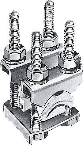 Siemens 8JK3172 Bloque de bornes, 1 polo, para carril 20x, conexión de 8 conductores 2x50-240mm² Borne 1 UD(S).
