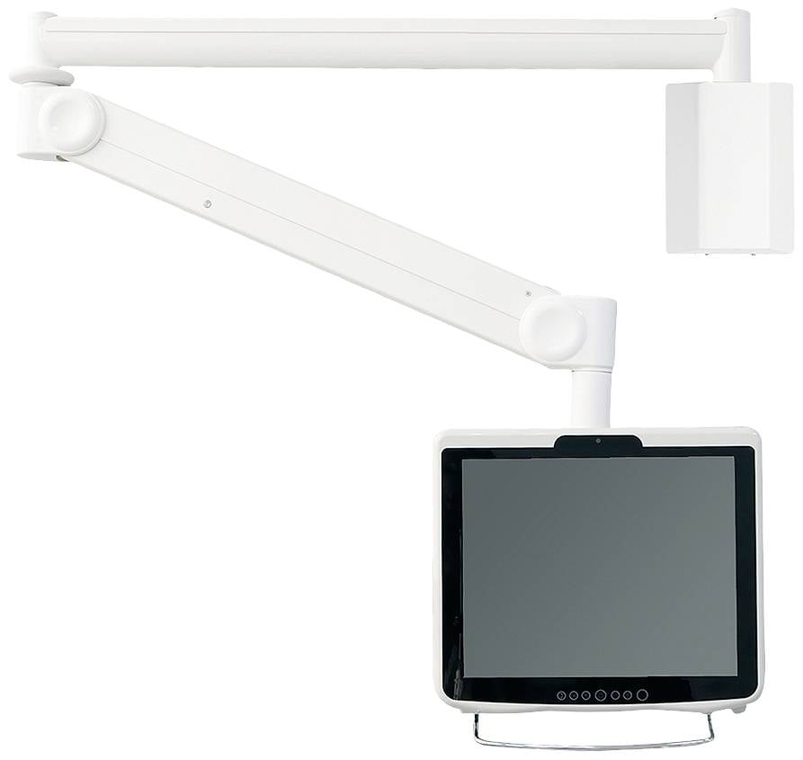 Neomounts Blanc Fpma-Haw100 Support Mural Pour Écran 1 Écran(S) 25,4 Cm (10) - 61 Cm (24) Réglable En Hauteur, Inclinable, Mobile, Extensible