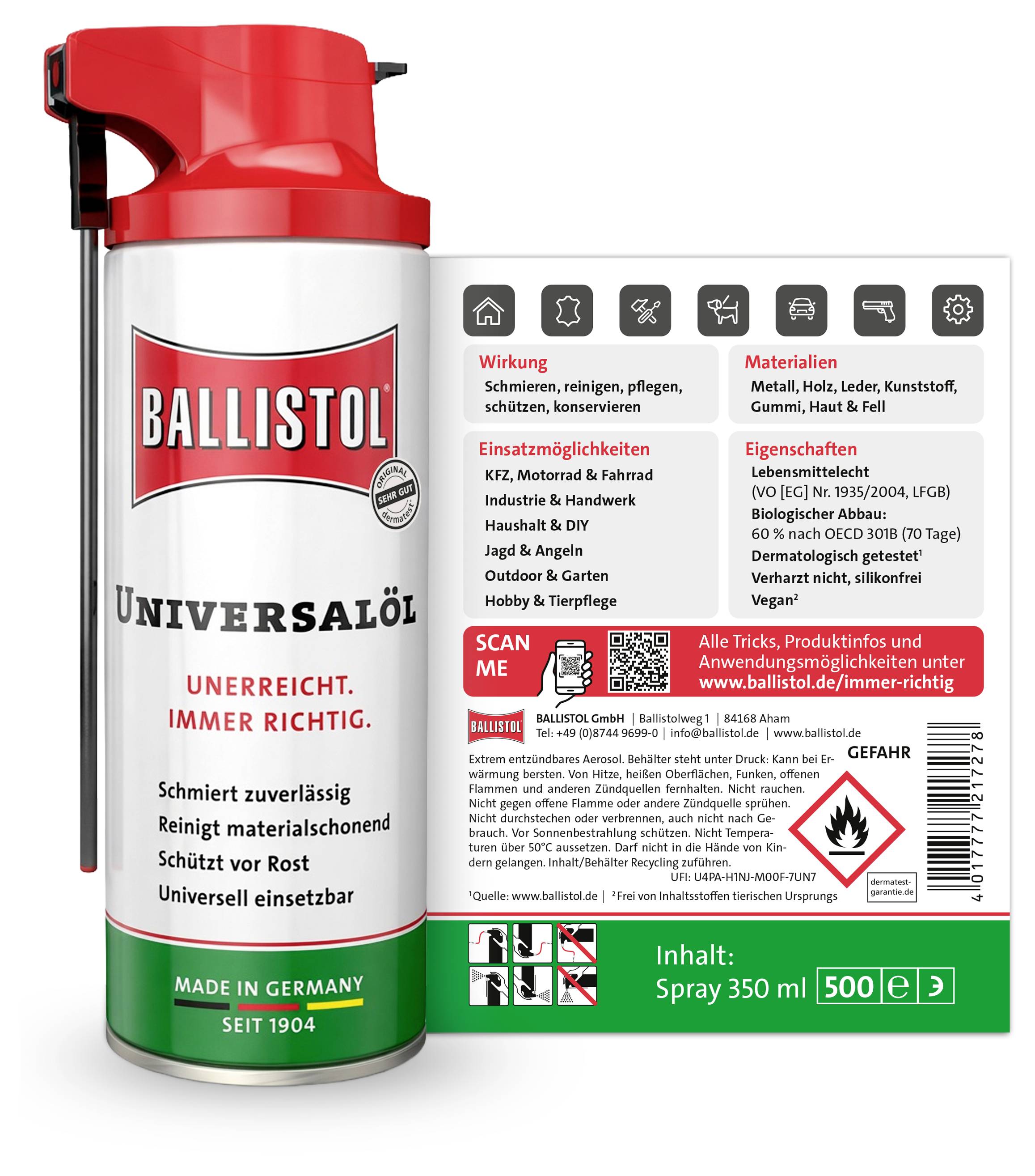 Ballistol VarioFlex 21727 Aceite universal 350 ml-2