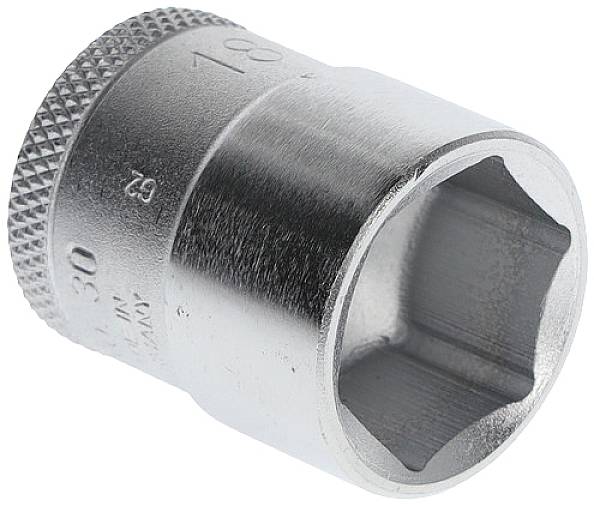 Gedore 30 18 6234660 Cuadrado macizo 10 mm (3/8”) Inserto de llave de vaso Cabeza esférica 18 mm 1 3/8" 18 3/8" (10 mm)-3
