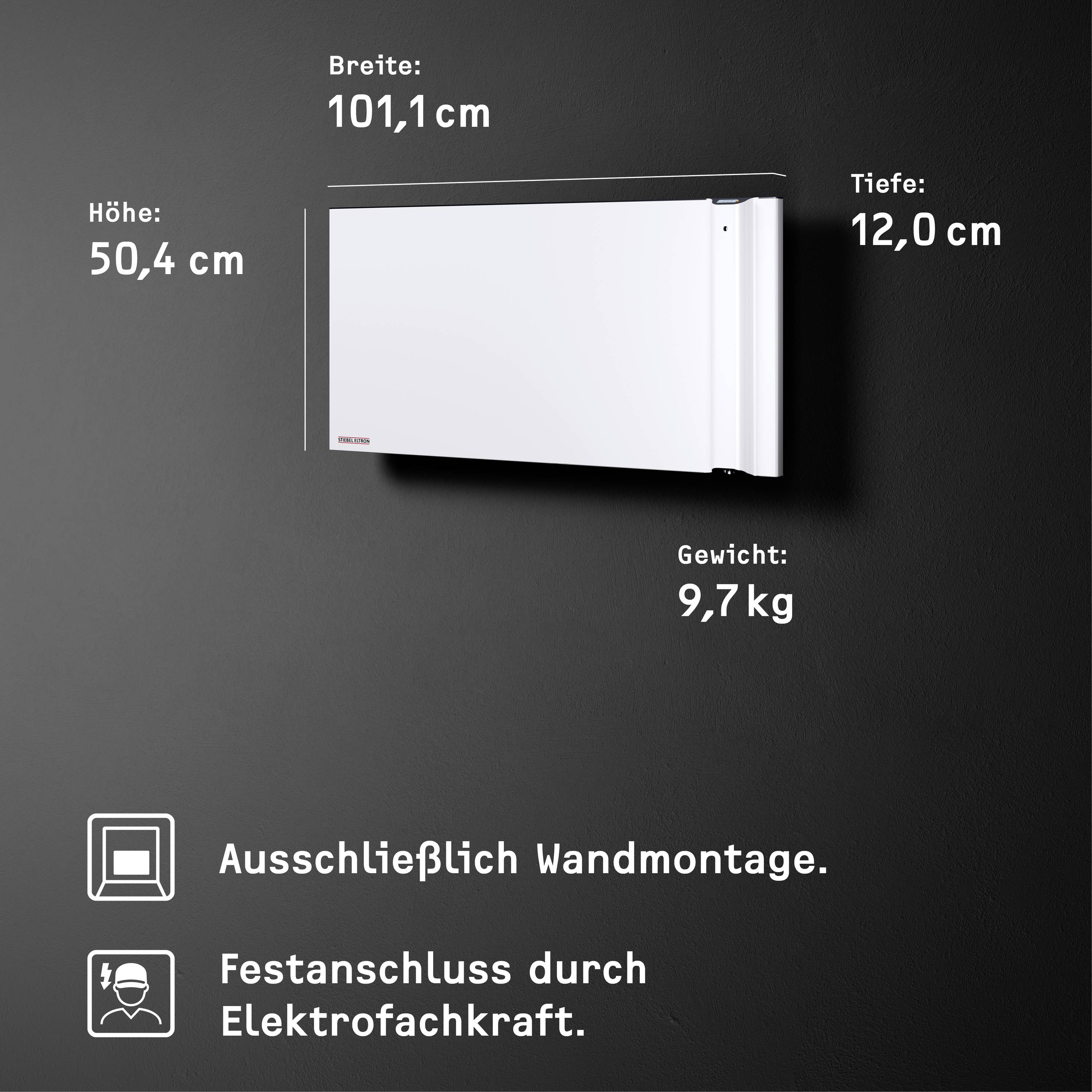Stiebel Eltron 234815 CND 150 Radiador por convección 1500 W Blanco-5