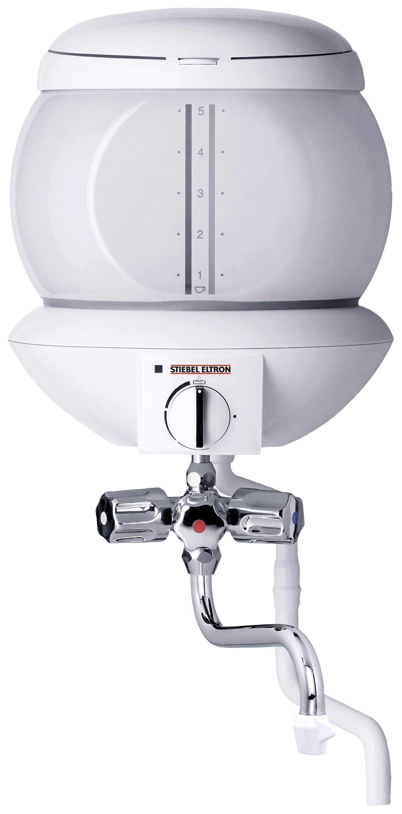 Stiebel Eltron Calentador de agua EBK 5 GA Apagado automático, Medición del punto de ebullición, Termostato continuo, Grifería de dos manijas 074287
