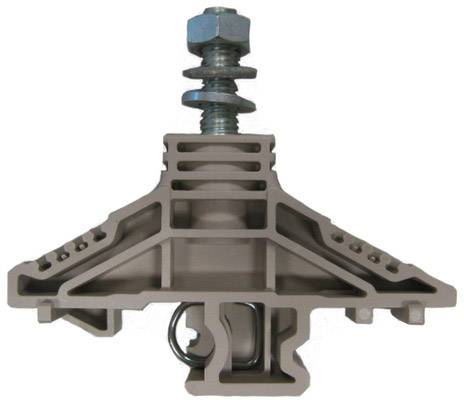 Weidmüller 1319050000 Terminal de tornillo 35 mm Unión por pernos Beige oscuro 25 UD(S). Piece