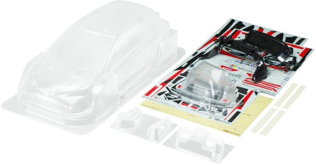 Tamiya 51608 1:10 Carrocería Toyota Gazoo Yaris Sin pintar, sin recortar