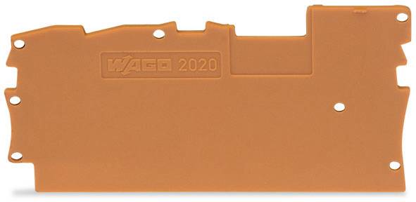 WAGO 2020-1392 Placa final y de separación Naranja 100 UD(S).-0