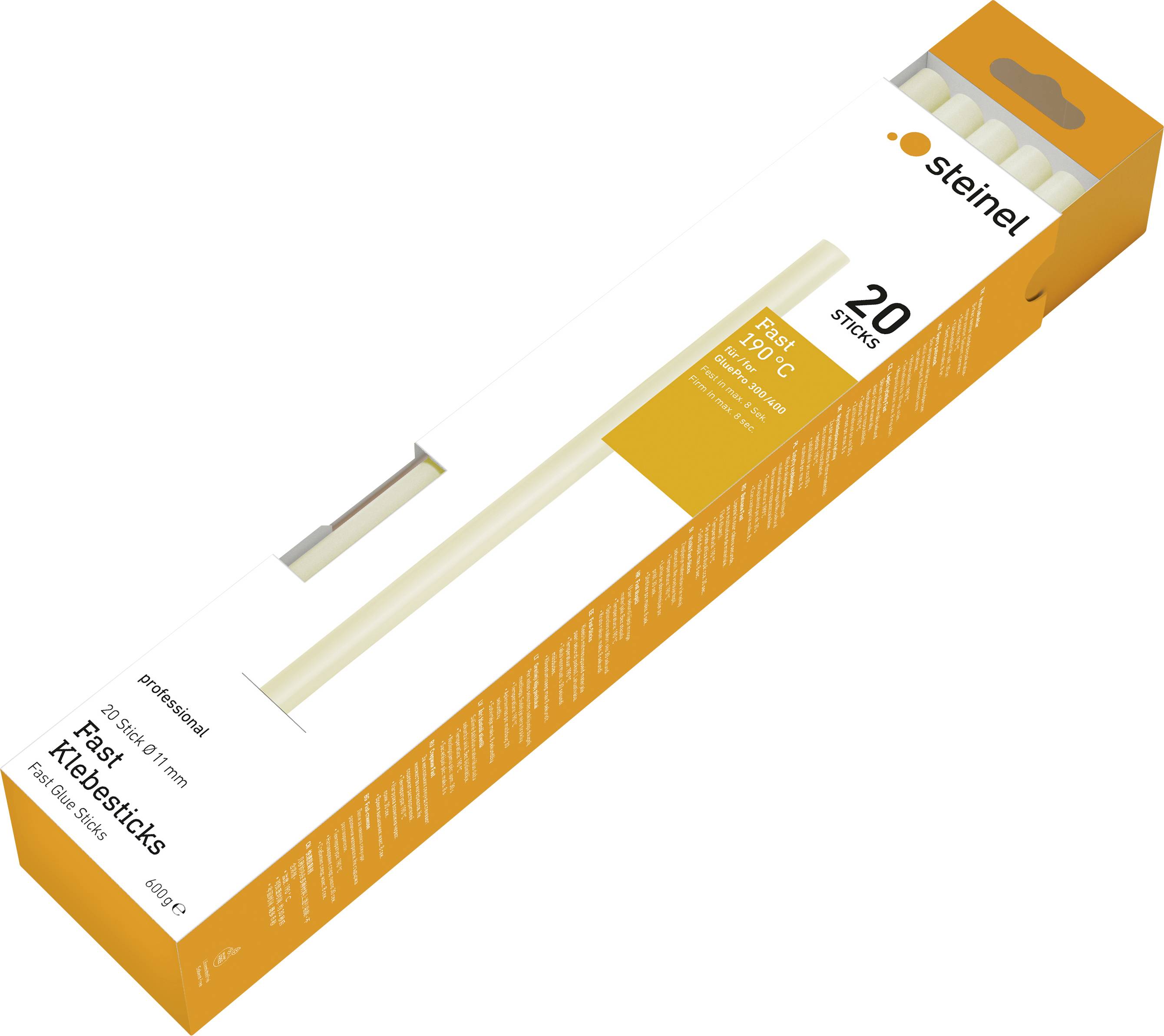 Steinel 110054643 Barras de cola 11 mm 300 mm Marrón 0.6 kg 20 UD(S).
