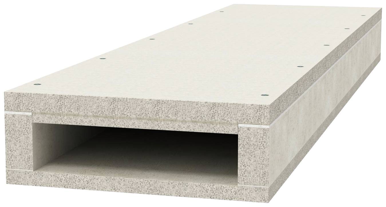 OBO Bettermann 7215158 Canal de protección anti-incendios (Lon. x Anch. x Alt.) 1000 x 270 x 95 mm 1 UD(S). Gris