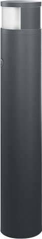 ESYLUX EL10820960 BL-ALV50 #EL10820960 Luminaria LED de bolardo LED ohne 16 W Schwarz-0
