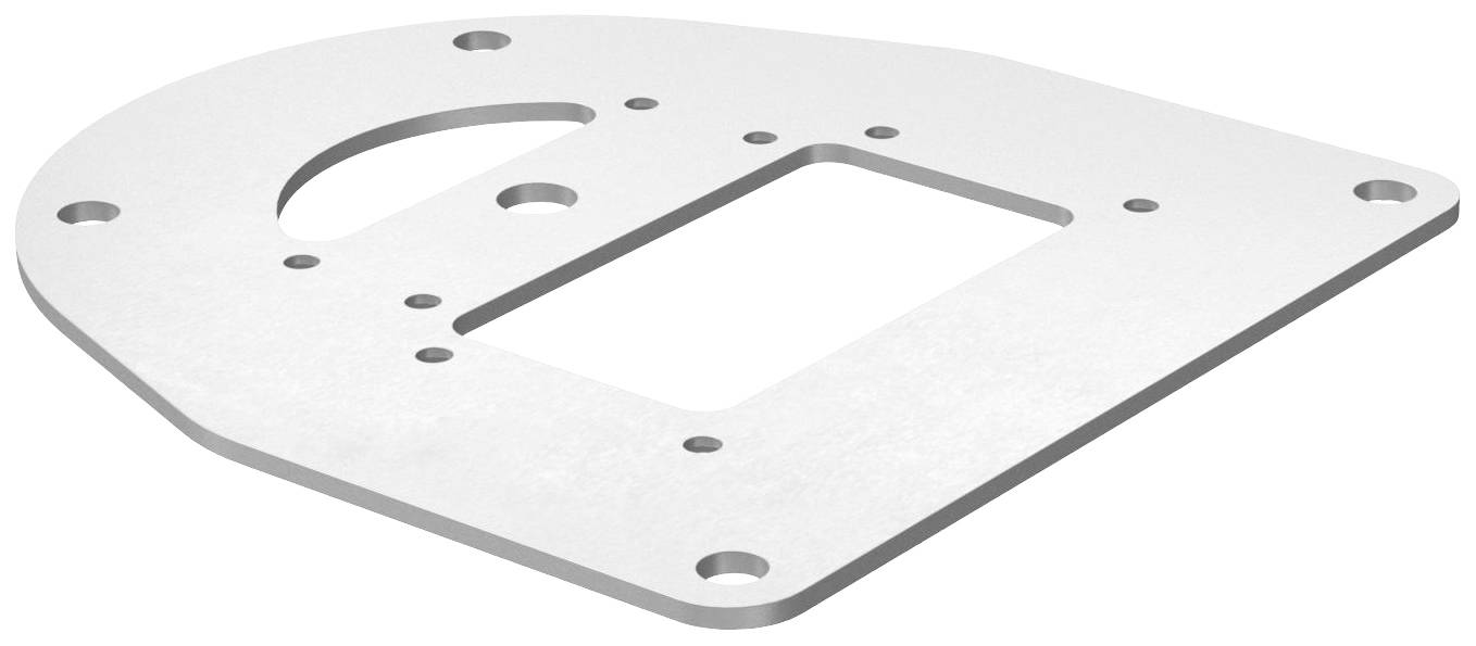 6290330 Placa base ISSBP110100RW 160 mm Blanco puro 1 UD(S).