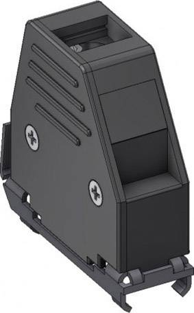 Deltron Connectors DCE 15 Carcasa D-SUB Número de polos: 15 Plástico 180 °, 45 ° Schwarz 1 UD(S).