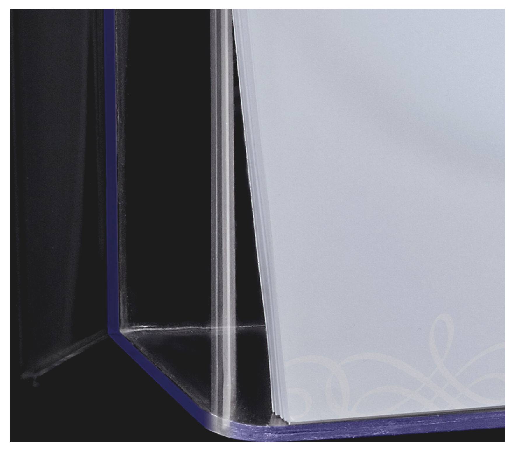 Sigel acrylic LH118 Soporte de folletos de pared Transparente DIN A4 horizontal Número de compartimentos 1 1 UD(S). (Anc-1