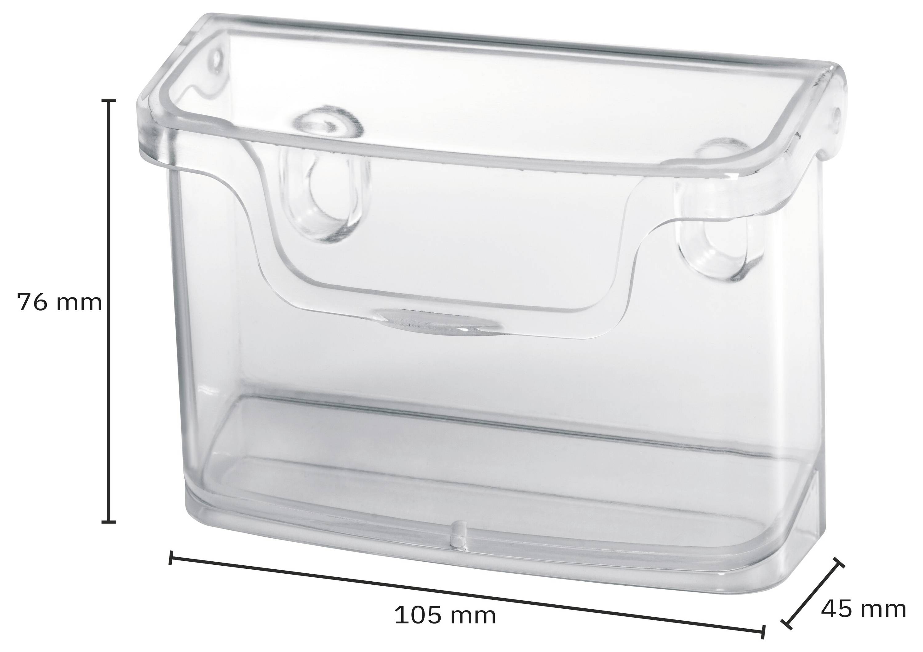 Sigel Caja de tarjetas de visita acrylic Outdoor Número de compartimentos:1 60 tarjetas Transparente 1 UD(S).-8