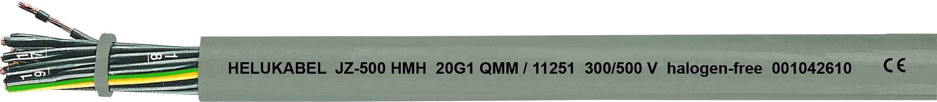 HELU JZ-500 HMH Cableado de control 7 G 0.75 mm² Gris 11225 100 m-1