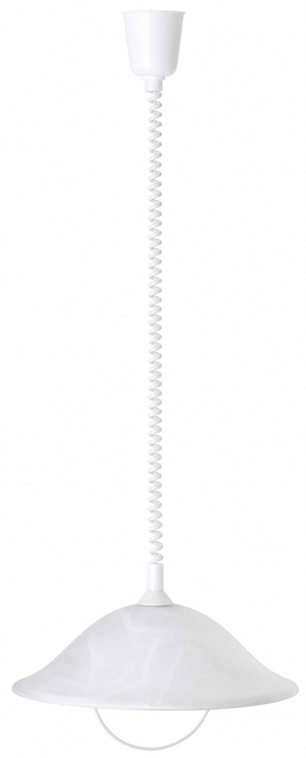 Brilliant Freya 93220/05 Luminaria pendular LED E27 60 W Blanco, Alabastro