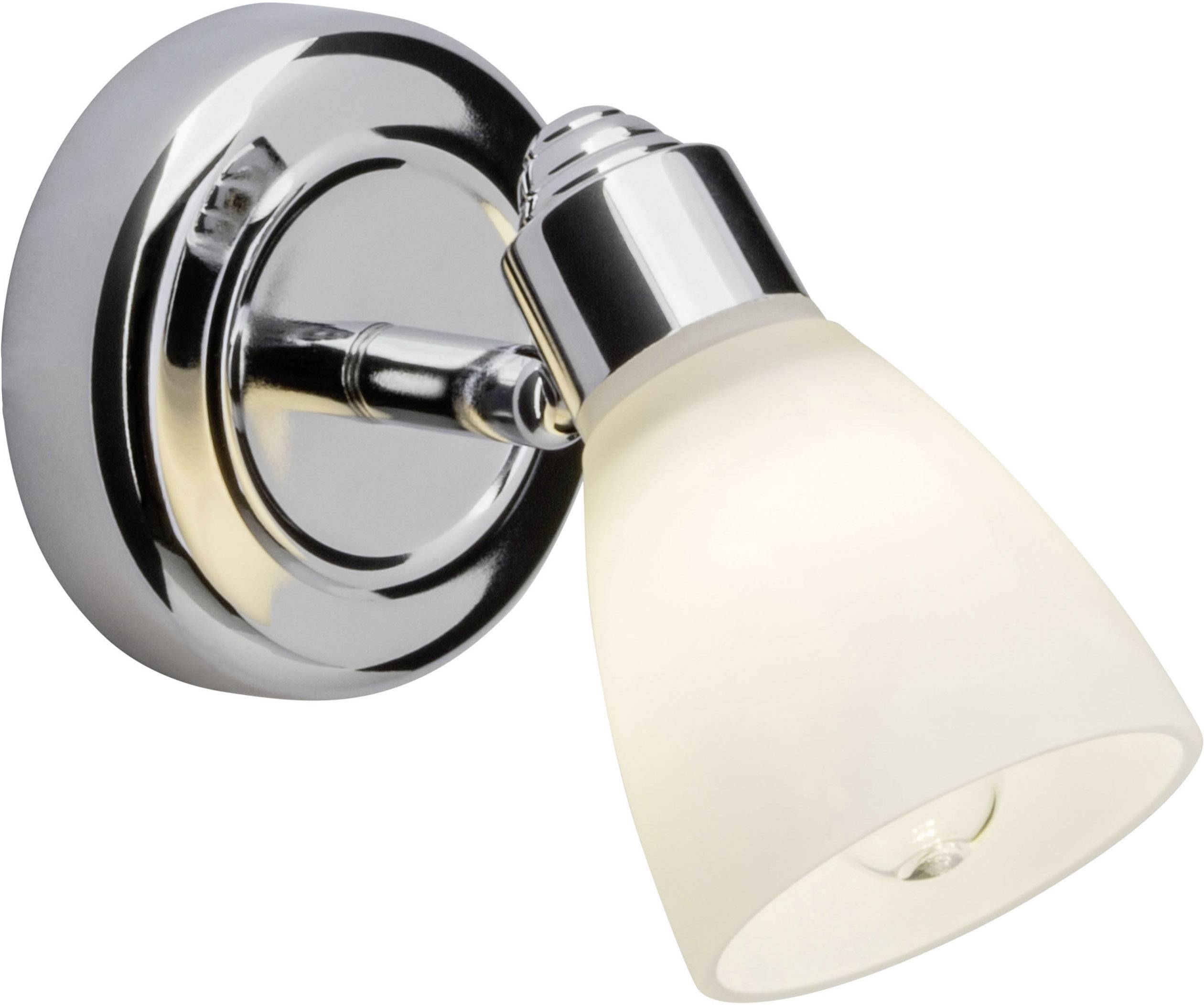 Brilliant Kensington 50410/15 Apliques de pared para baños 28 W Cromo, Blanco-0